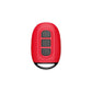 Adam & Eve VIBRATING ROSE COUPLES CAGE - Red USB Rechargeable Vibrating Penis Cage with Wireless Remote