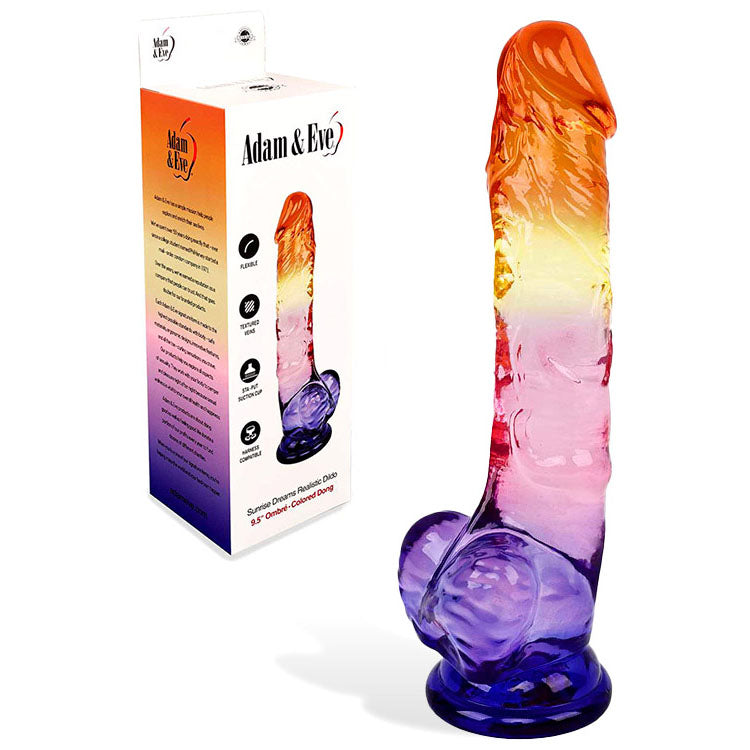 Adam & Eve SUNRISE DREAMS - Coloured 24 cm Dong