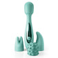 JimmyJane Canna - Teal 21.8 cm Massage Wand with 3 Interchangeable Heads