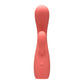 Adam & Eve GROOVY GLOW-UPS Curvie - Red 17.8 cm USB Rechargeable Rabbit Vibrator