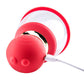 Adam & Eve SQUEEZE-N-PLEASE Pump - Red - Red USB Rechargeable Vaginal Pump with Massaging Tongue and Fingers