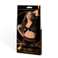 LAPDANCE 2pc Crop Top & Skirt Set - Black - One Size