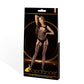 LAPDANCE Key Hole Suspender Hose Bodystocking - Black - One Size