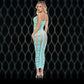 LAPDANCE Blue Horizon Maxi Dress - Blue - One Size