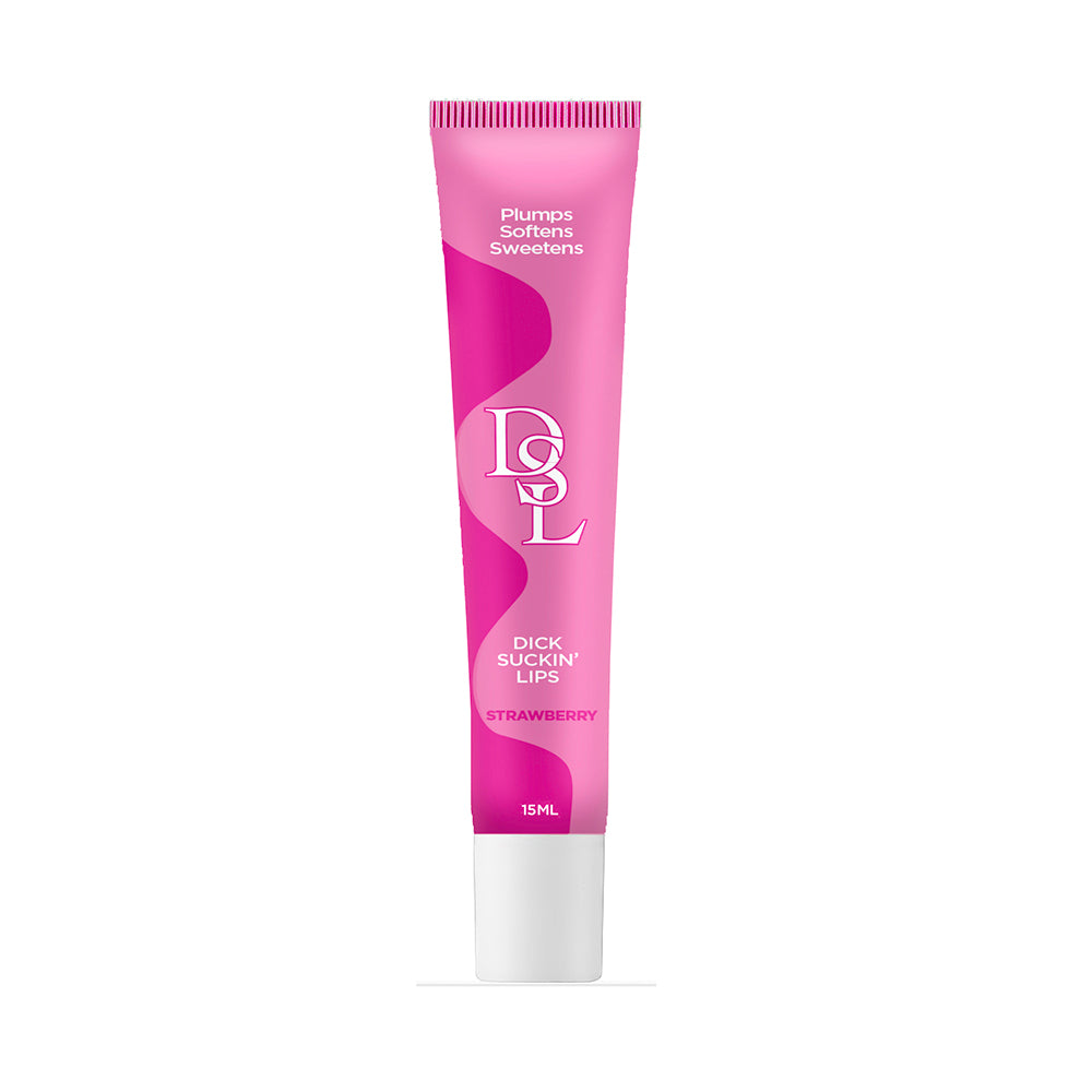 DSL Dick Sucking Lips - Strawberry - Strawberry Flavoured Lip Plumper - 15 ml Tube