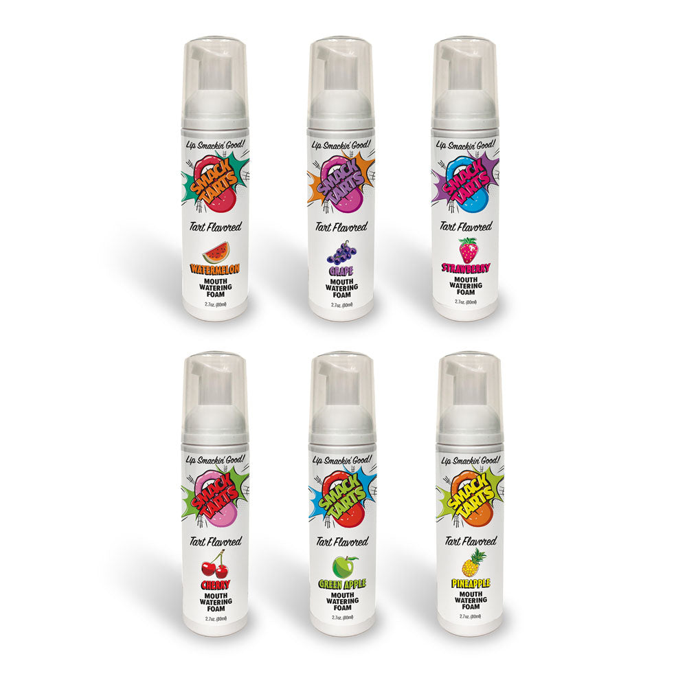 Smack Tarts Mouthwatering Foam - Strawberry - Sour Strawberry Flavoured - 80 ml Bottle