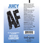 Juicy AF - Blue Raspberry - Blue Raspberry Flavoured Water Based Lubricant - 120 ml Tube