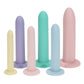 LOVELINE PelviFit Expanding Vaginal Dilator - Coloured Vaginal Dilators - Set of 6 Sizes