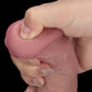 Dual Density Power Cock - 8 Inch Flesh - Flesh 20 cm USB Rechargeable Vibrating Dong