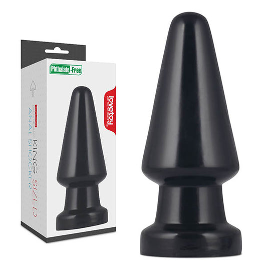 King Sized 7.5'' Anal Shocker - Black 19 cm Mega Butt Plug