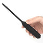 Ultimate Silicone Vibrating Urethral Dilator - Black Vibrating Urethral Sound