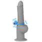 Lumino Play Vibrating Penis Ring - Glow in the Dark Blue Vibrating Cock Ring