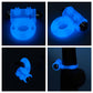 Lumino Play Vibrating Penis Ring - Glow in the Dark Blue Vibrating Cock Ring