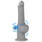 Lumino Play Vibrating Penis & Balls Ring - Glow in the Dark Blue Vibrating Cock Ring