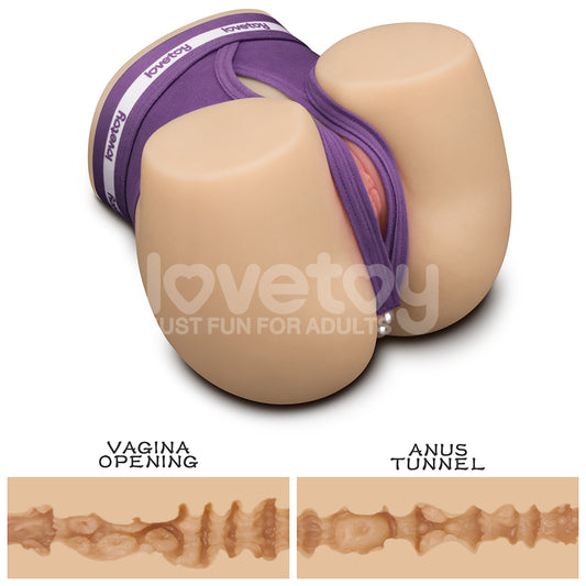 Streetgirls Dual Motor Sensation Pulse - Flesh USB Rechargeable Vibrating Masturbator