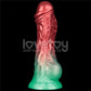 Aerosx 8 Inch Dual Density Inflatable Dildo - Red/Green 28 cm Inflatable Fantasy Dildo