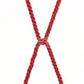 Rebellion Reign Silky Bondage Rope - Red - Red Bondage Rope - 10 metre length