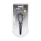 LEVELZ Wide Adjustable Silicone Lasso Cock Ring - Black Adjustable Cock Ring