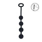 LEVELZ Round Silicone Anal Balls - S - 20mm - Black 23 cm Small Anal Balls