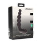 LEVELZ Rechargeable Beaded Prostate Massager - Black USB Rechargeable Heating + Vibrating Prostate Massager