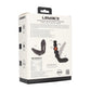LEVELZ Rechargeable Beaded Prostate Massager - Black USB Rechargeable Heating + Vibrating Prostate Massager