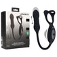 LEVELZ Vibrating & Thrusting TriO Cock Ring with Prostate Stimulator - Black USB Rechargeable Vibrating Cock Ring with Thrusting Prostate Plug