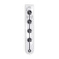 LEVELZ Round Anal Balls - XXL - 60mm - Black 52.5 cm XXL Anal Beads