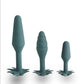 Maia Doobies - Hemp Green Butt Plugs - Set of 3 Sizes