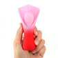 Maia MINA - Red - Red/Pink USB Rechargeable Fluttering Flower Stimulator