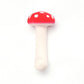 Maia ALICE - Red/White 15.2 cm USB Rechargeable Dual Vibrating Mushroom