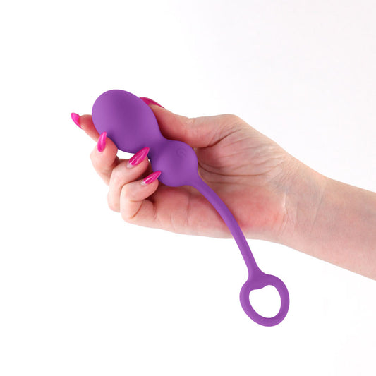 Techno - Bop - Purple USB Rechargeable Vibrating Kegel Exerciser with App Contol
