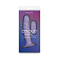 Colours Ribbed - 6'' Vibrating Dildo - Purple - Purple 16.5 cm USB Rechargeable Vibrating Dildo with Wireless Remote