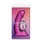 Colours Curve - Vibrating 6'' Dildo - Pink - Pink 16.4 cm USB Rechargeable Vibrating Dildo with Wireless Remote