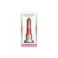 Colours Stacked - 6'' Dildo - Red/Gold - Red/Gold 16 cm Fantasy Dildo