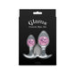 Glams Cosmic 2pc Kit - Pink - Clear/Pink Butt Plugs - Set of 2 Sizes