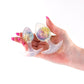 Glams Cosmic 2pc Kit - Rainbow - Clear/Rainbow Butt Plugs - Set of 2 Sizes