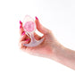 Glams Cosmic - Medium - Pink - Clear/Pink 9.5 cm Small Butt Plug