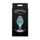 Glams Cosmic - Medium - Blue - Clear/Blue 9.5 cm Small Butt Plug