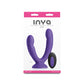 INYA Duet - Purple - Purple USB Rechargeable Vibrating Double Dildo with Wireless Remote