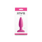 INYA Swirl - Pink - Pink 10.7 cm USB Rechargeable Vibrating Butt Plug