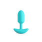 INYA Pulse - Teal - Teal 11 cm USB Rechargeable Vibrating Butt Plug