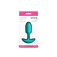 INYA Pulse - Teal - Teal 11 cm USB Rechargeable Vibrating Butt Plug