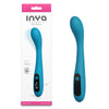 INYA Technica - Teal - Teal 19.2 cm USB Rechargeable Warming Vibrator