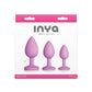 INYA Triple Ace Kit - Blush - Pink Butt Plugs - Set of 3 Sizes