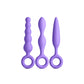 INYA Trio Kit - Purple - Purple Anal Plugs - Set of 3
