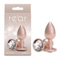 Rear Assets Iridescent - Small - Champagne - Iridescent Champagne 7.1 cm Small Butt Plug