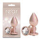 Rear Assets Iridescent - Medium - Champagne - Iridescent Champagne 8.2 cm Medium Butt Plug