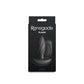 Renegade Flash - Black - Black 10.3 cm USB Rechargeable Vibrating Butt Plug