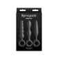 Renegade Trio Kit - Black - Black Butt Plugs - Set of 3