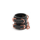 Bondage Couture Wrist Cuffs - Black - Black Restraints